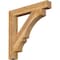 Ekena Millwork Balboa Block Rough Sawn Bracket, Western Red Cedar, 4"W x 30"D x 30"H BKT04X30X30BOA05RWR - alternate 1